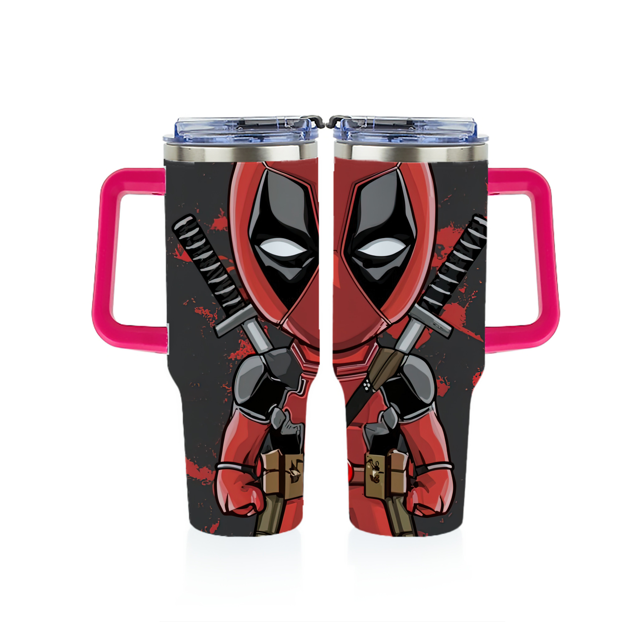 （画像用） Deadpool デッドプール 1200ｍLフルプリント車用タンブラー